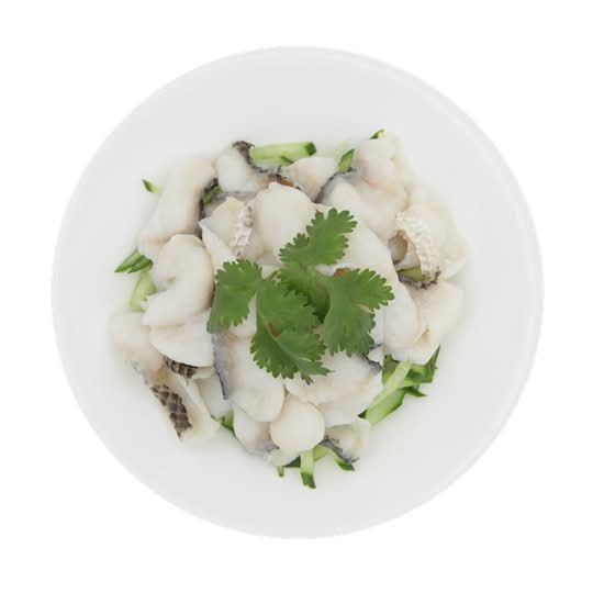 蘸水鱼片 Fish Fillet w/ Hosuse Special Chili Sauce (Cold Served)